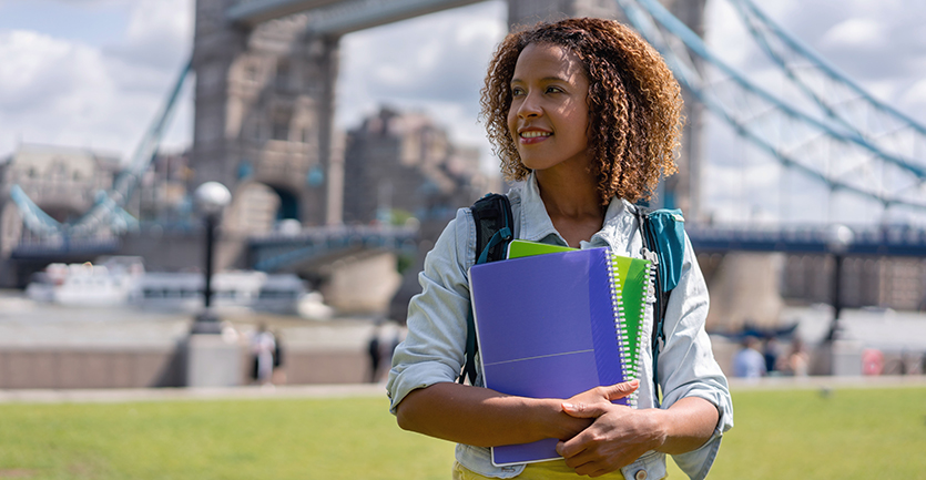 Student using AI tools for document prep